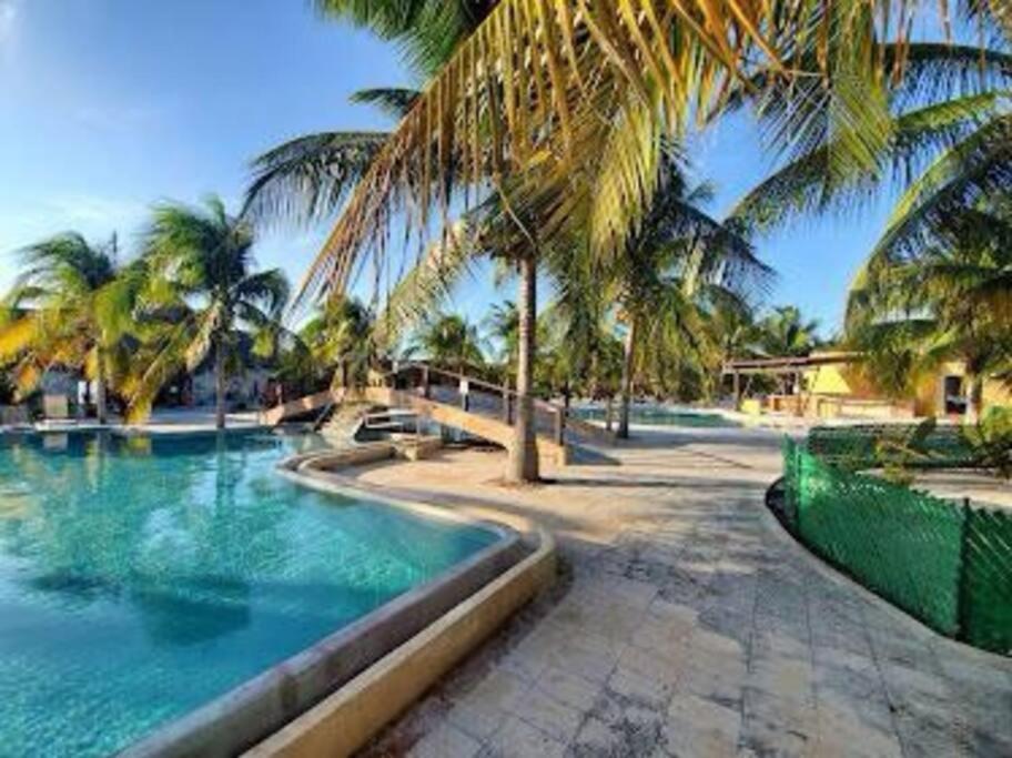 Beachfront Apartment With Swimming Pool. One Bedroom Селестун Экстерьер фото
